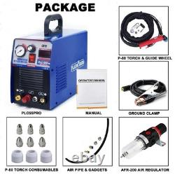 CUT55Pro 220V 55A Plasma Cutter Machine IGBT Inverter Portable LED Display
