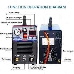 CUT55 220V 55A Plasma Cutter Machine IGBT Inverter LED Display 12mm Clean Cuts