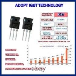 CUT55 220V 55A Plasma Cutter Machine IGBT Inverter LED Display 12mm Clean Cuts