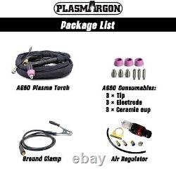 CUT65 Plasma Cutter Machine 230V 65A Cut 18mm Copper Aluminum Iron Carbon Steel