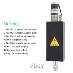 Compact Cutting Torch Holder Z Axes Lifter 100mm Stroke For CNC Machine DC24V