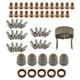 Comprehensive 61pcs Plasma Cutter Consumables For Lc25 And Compatible Machines