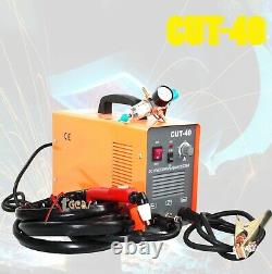 Cut 40 DC Inverter Plasma 220V 40Amp Welding Machine Welder & Regulator Gauge