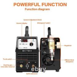 Digital Air Plasma Cutter IGBT CUT 1-15mm 55Amp Plasma Cutting Machine HITBOX