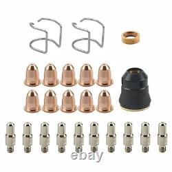 For Chicago Electric 95136 Plasma Cutter Electrodes Tips Cups Consumables-Kit