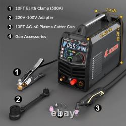 GZ GUOZHI Plasma Cutter 55Amp High Frequency Non-Touch Arc Digital Screen Dis