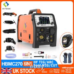 HBMC270 HF TIG/CUT/MMA/MIG Welding Machine Aluminium 200Amp 240V Plasma Cutter