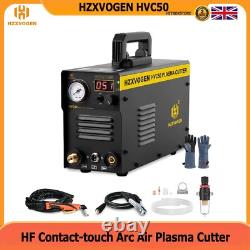HF Air Plasma Cutter 50A Contact Touch Arc Portable Cutting Machine 2T4T UK Plug