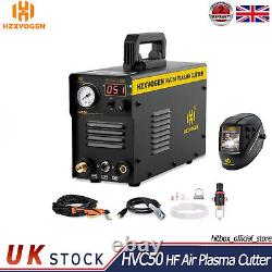 HF Plasma Cutter 50Amp Touch Pilot ARC DC Air IGBT Inverter Clean Cut Machine UK