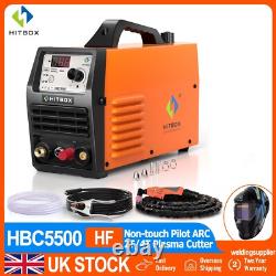 HITBOX 220V Air Plasma Cutter 55Amp HF Non-Touch Pilot Arc Cutting Machine 2T/4T