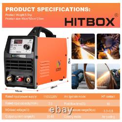 HITBOX 230V Air Plasma Cutter 55Amp HF Non-Touch Pilot Arc Cutting Machine 2T/4T