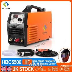 HITBOX 230V Air Plasma Cutter 55Amp HF Non-Touch Pilot Arc Cutting Machine IGBT