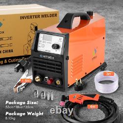 HITBOX 230V Plasma Cutting Machine 55A Air Plasma Cutter 2T/4T Inverter WithHelmet