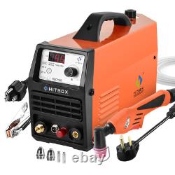 HITBOX 230V Plasma Cutting Machine 55A Air Plasma Cutter 2T/4T Inverter WithHelmet