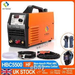 HITBOX 240V Air Plasma Cutter 55Amp HF Non-Touch Pilot Arc Cutting Machine IGBT