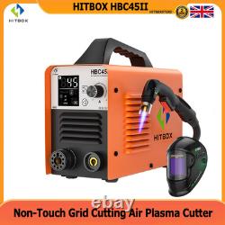 HITBOX 45A 220V Grid Cutting Machine Non-Touch Pilot Arc Air Plasma Cutter 2T/4T
