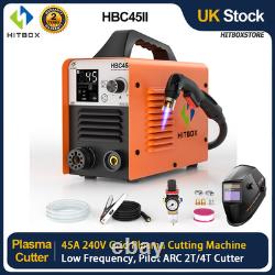 HITBOX 45A 220V Grid Cutting Plasma Cutter Pilot Arc Air Plasma Cutting Machine