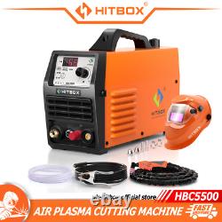 HITBOX 55Amp HF Touch Pilot Arc Air Plasma Cutter IGBT Cutting Machine HBC5500