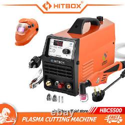 HITBOX 55Amp HF Touch Pilot Arc Air Plasma Cutter IGBT HBC5500 Cutting Machine