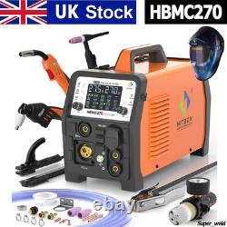 HITBOX 6in1 MIG/CUT Machine 200Amp Aluminium HF TIG Spot MIG MMA Plasma Cutter