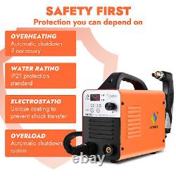 HITBOX Air Plasma Cutter 220V Non-HF Contact Pilot Arc Cutting -Machine 14mm 45A