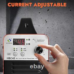 HITBOX Air Plasma Cutter 220V Non-HF Contact Pilot Arc Cutting -Machine 14mm 45A