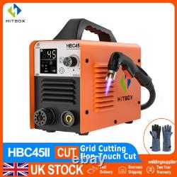 HITBOX Air Plasma Cutter 45A IGBT 2T/4T Non-hf Non-touch Grid Cutting Machine UK