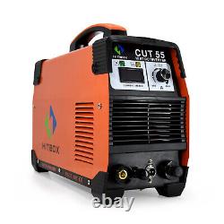 HITBOX Digital Air Plasma Cutter 55A 220V Non Pilot ARC Inverter Cutting Machine