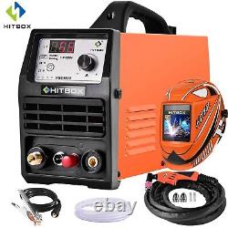 HITBOX HF Air Plasma Cutter Non-Touch Pilot Arc 220V 55A Cutting Machine Helmet
