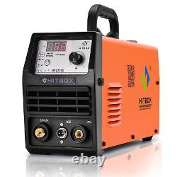 HITBOX HF Air Plasma Cutter Non-Touch Pilot Arc 220V 55A Cutting Machine Helmet