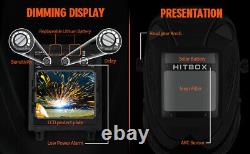 HITBOX HF Air Plasma Cutter Non-Touch Pilot Arc 220V 55A Cutting Machine Helmet