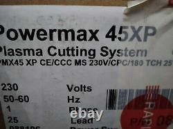HYPERTHERM PLASMA CUTTER POWERMAX 45XP WITH 7.6m MACHINE TORCH 240 V