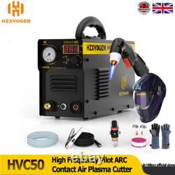 HZXVOGEN 50Amp HF Air Plasma Cutter 2T/4T Contact Touch Arc Cutting Machine 220V