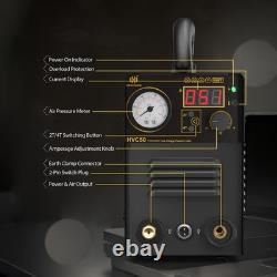 HZXVOGEN 50Amp HF Air Plasma Cutter 2T/4T Contact Touch Arc Cutting Machine 220V