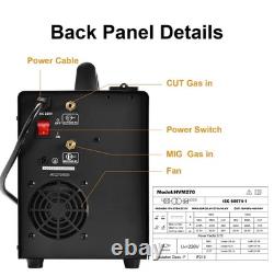 HZXVOGEN 5in1 MIG TIG MMA Welding Machine Plasma Cutter Gas/Gasless EX DISPLAY