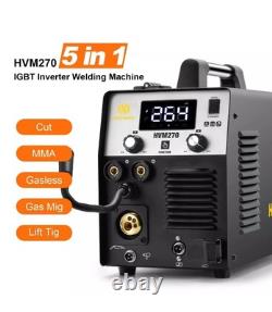 HZXVOGEN 5in1 MIG TIG MMA Welding Machine Plasma Cutter Gas/Gasless READ DESC
