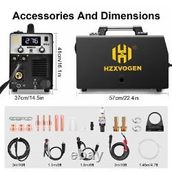 HZXVOGEN 5in1 MIG TIG MMA Welding Machine Plasma Cutter Welder Gas/Gasless 250A