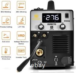 HZXVOGEN 5in1 MIG TIG MMA Welding Machine Plasma Cutter Welder Gas/Gasless 250A