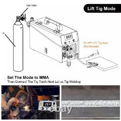 HZXVOGEN 5in1 MIG TIG MMA Welding Machine Plasma Cutter Welder Gas/Gasless 250A