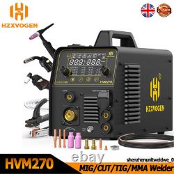 HZXVOGEN 6IN1 MIG/CUT/TIG/MMA Welder Gas/Gasless Welding Machine Plasma Cutter