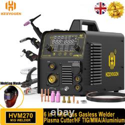 HZXVOGEN 6IN1 Multi function MIG/CUT/TIG/MMA Welding Machine Plasma Cutter Combo