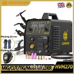 HZXVOGEN Multi-function MIG/CUT/TIG/MMA Welding Machine 250A 240V Plasma Cutter