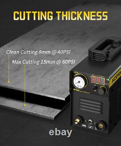 HZXVOGEN Plasma Cutter 220V Touch Pilot Arc Clean IGBT Cutting Machine UK Plug