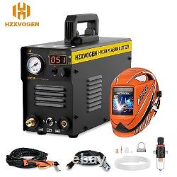 HZXVOGEN Plasma Cutter 230V Contact Touch Arc IGBT Cutting Machine&Helmet 50A UK