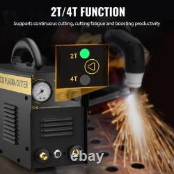 HZXVOGEN Plasma Cutter 50Amp Inverter IGBT HF Touch Air Cutting Machine 2T/4T