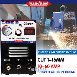 ICUT60 IGBT Air Plasma Cutter Machine HF Start AG60 Torch 60A 18mm Max Cut 230v