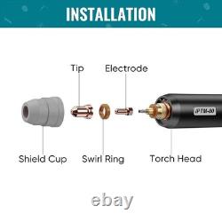 IPTM80 Plasma Cutter Torch Head with Cable Fits Popular CNC Plasma Machines
