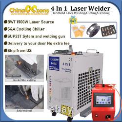 KPL 1500W Laser Welder 4 in 1 Laser Welding Cutting Cleaning Auto Wire Feeder UK