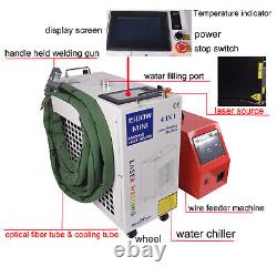 KPL 1500W Laser Welder 4 in 1 Laser Welding Cutting Cleaning Auto Wire Feeder UK