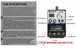 MMA/TIG/Plasma Cut Welding Machine Electric Arc Welder Tool 10-200A 220V 3 in 1